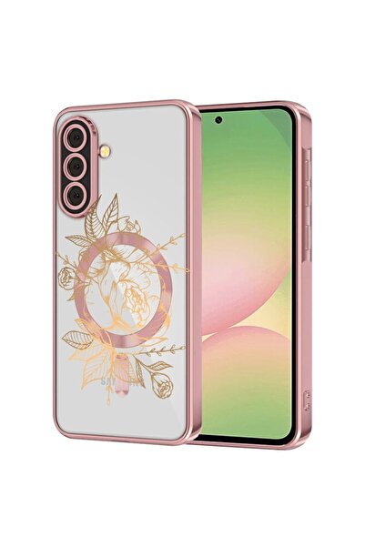 bestcase Πολυτελής Θήκη MagSafe, Συμβατή με Samsung Galaxy S24 Plus, Χρυσό Ρο...