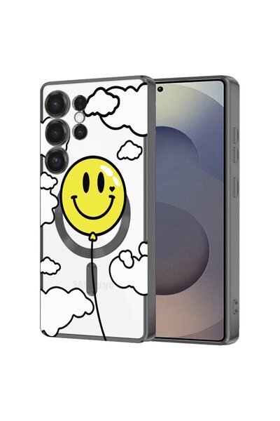 bestcase Πολυτελής Θήκη MagSafe, Συμβατή με Samsung Galaxy S24 Ultra, Χαμογελ...