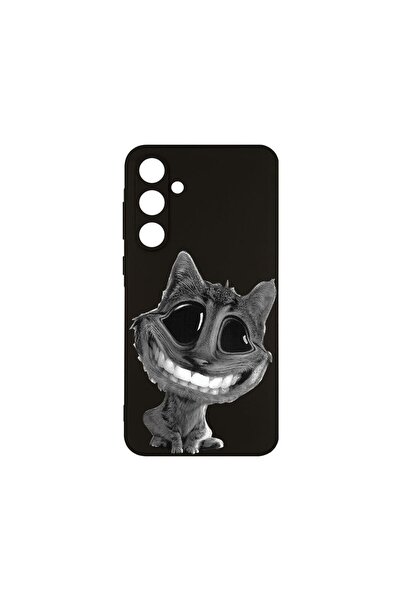 bestcase Λεπτή Θήκη Σιλικόνης 0.8MM, Συμβατή με Samsung Galaxy A55, Crazy Cat...
