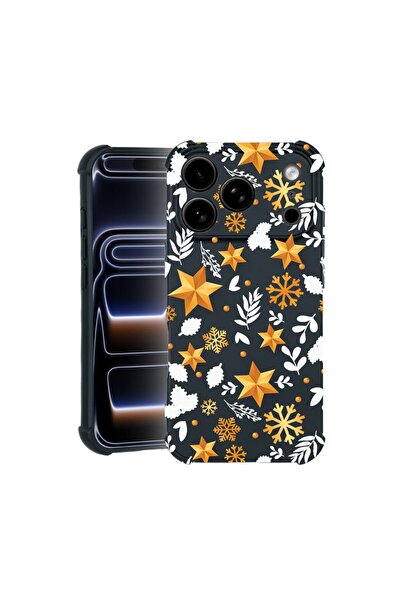 bestcase Husa TPU Pro Shock Compatibila cu Apple iPhone 17 Pro, cu Design Gol...