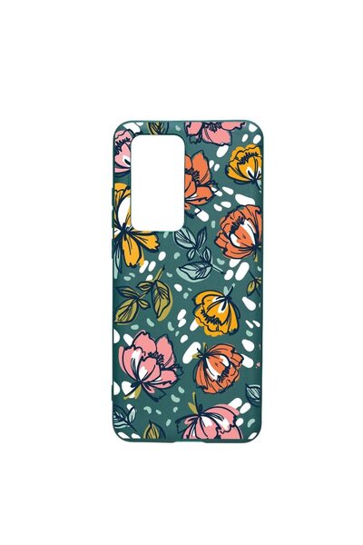 bestcase Husa Silicon Compatibila cu Samsung Galaxy M02s, Flowers - Pastel Co...