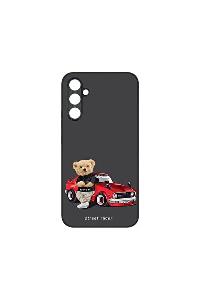 bestcase Λεπτή Γυάλινη Θήκη, Συμβατή με Samsung Galaxy A04s, Αρκουδάκι Αγώνα ...