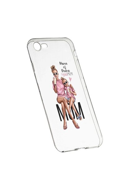 bestcase Θήκη προστασίας  "Μαμά " για κορίτσια, για Apple iPhone 7 / 8, ανθεκ...
