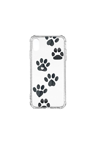 bestcase Αντικραδασμική Θήκη 1.5MM, Συμβατή με Apple iPhone XR, Σχέδιο Πατούσ...