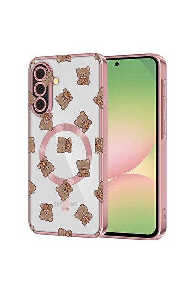 bestcase Πολυτελής Θήκη MagSafe, Συμβατή με Samsung Galaxy S25, Σχέδιο Αρκουδ...