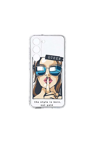 bestcase Διαφανής Θήκη Σιλικόνης 2MM, Συμβατή με Samsung Galaxy S23, Queen, Α...