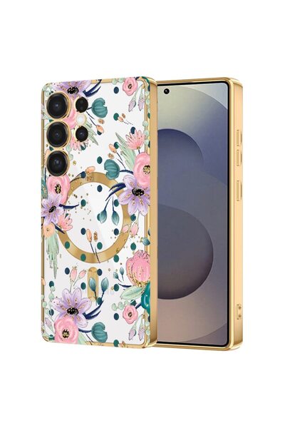 bestcase Πολυτελής Θήκη MagSafe, Συμβατή με Samsung Galaxy S24 Ultra, Πολύχρω...