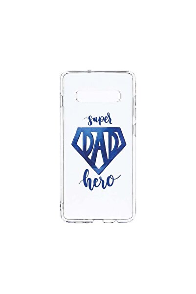 bestcase Διαφανής Θήκη Σιλικόνης 2MM, Συμβατή με Samsung Galaxy S10, Μπαμπάς ...