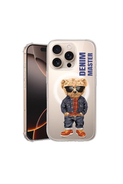 bestcase Θήκη για Apple iPhone 16 Pro, MagSafe Αντικραδασμική, Denim Master -...
