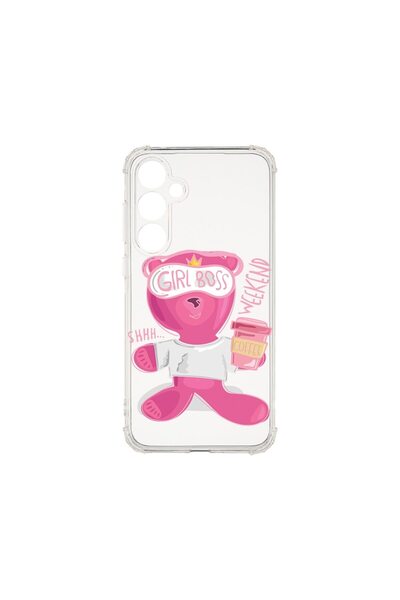 bestcase Θήκη για Samsung Galaxy A16, Αντικραδασμική 1.5MM, Αρκουδάκι - Boss ...