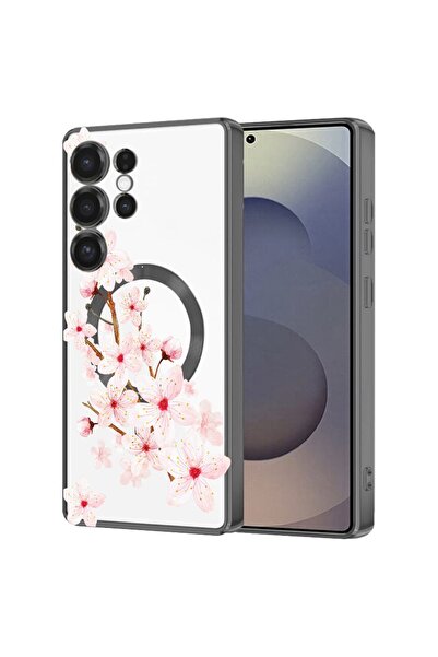 bestcase Πολυτελής Θήκη MagSafe, Συμβατή με Samsung Galaxy S24 Ultra, Φλοράλ ...