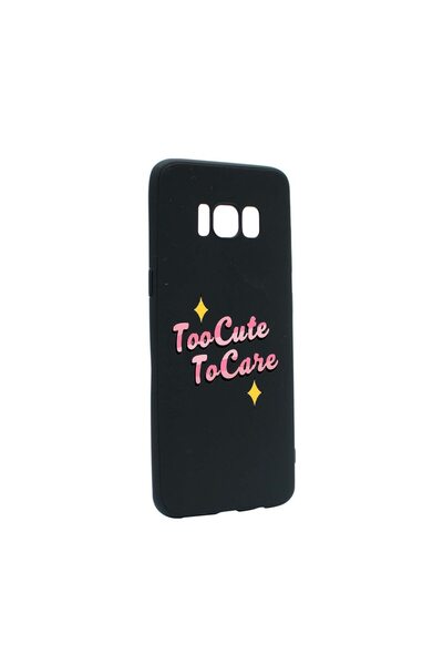 bestcase Husa de protectie cu mesaj Too Cute, pentru Samsung Galaxy S8, rezis...
