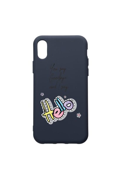 bestcase Θήκη σιλικόνης υψηλής ποιότητας συμβατή με Samsung Galaxy A01, Hello...