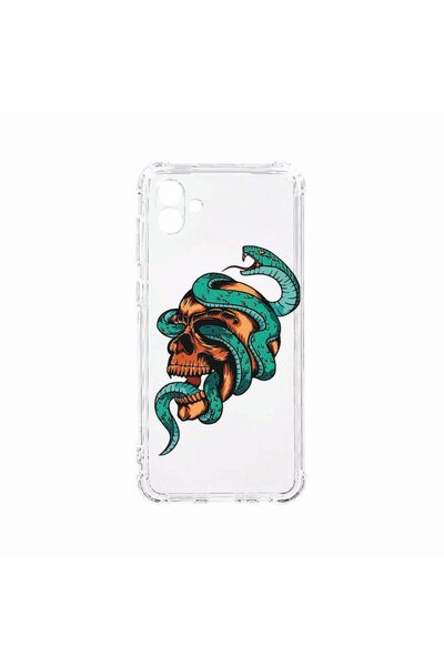 bestcase Αντικραδασμική Θήκη, Συμβατή με Samsung Galaxy A04, Σχέδιο Κρανίο, Α...