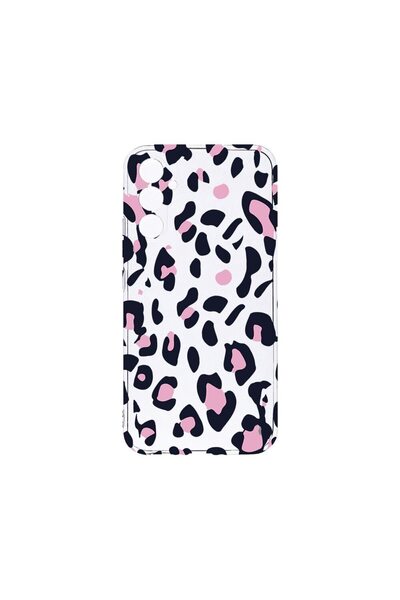 bestcase Διαφανής Θήκη Σιλικόνης 2MM, Συμβατή με Samsung Galaxy A34, Ροζ Σχέδ...