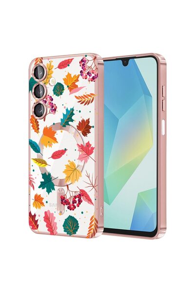 bestcase Πολυτελής Θήκη MagSafe, Συμβατή με Samsung Galaxy A36, Φθινοπωρινά Χ...