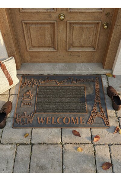 Başak Ev Tekstili Χοντρό Σκληρό Πλαστικό Πατάκι Εισόδου 70 x 40 εκ. - Απομακρ...