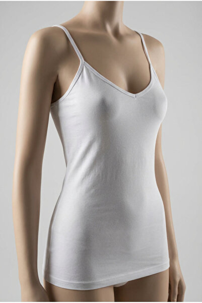 fevien Women's Cotton Modal Blend V-Neck Thin Strap Basic Tank Top - Flexible...