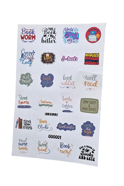 Fizello Σετ αυτοκόλλητων που έχει δημιουργείται για τους λάτρεις των βιβλίων ...