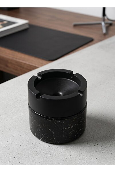 Trouvaille Πολυτελές Τασάκι με Μαρμάρινο Σχέδιο - Διακοσμητικό Τασάκι Μοντέρν...