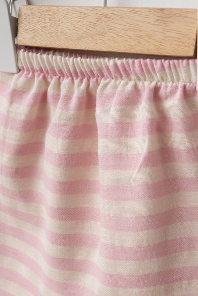 tinibud Gots Certified Fabric 100% Cotton Muslin Pink 5-Piece Baby Girl Hospital Discharge Set Naturally Soft