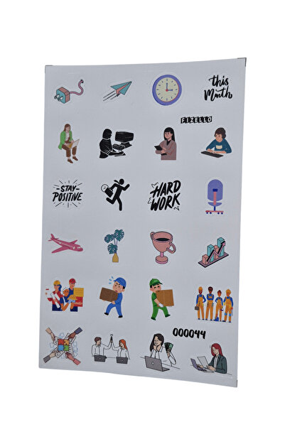 Fizello Σετ αυτοκόλλητων προετοιμασμένων για την επιχειρηματική ζωή στο γραφε...