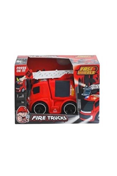 Erdem Fast Wheels Sesli ve Işıklı İnşaat Araçları İtfaiye Kamyon