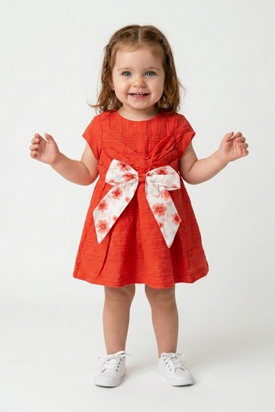 Baby Animals Baby Girl Birthday Party Wedding Short Sleeve Sleeveless Flower Bow Dress