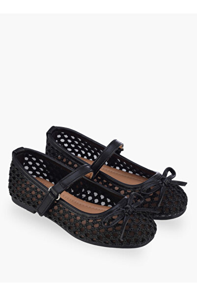 Flora Bella by Shoexpress Girls Hook & Loop Ballerina Shoes
