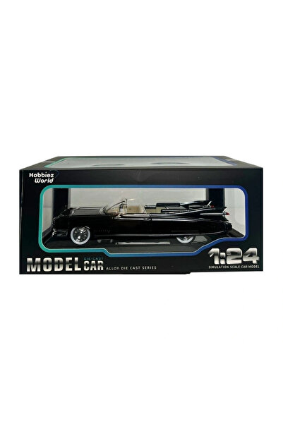 HOBBİEZ WORLD Cadillac Eldorado Biarritz Convertible Diecast 1959 Siyah Model...