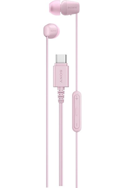 Sony Music سماعات أذن سلكية من سوني IER-EX15C بمنفذ USB-C مع ميكروفون وجهاز ت...