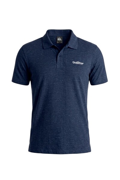 Quiksilver Ανδρικό μπλουζάκι πόλο σε μπλε ναυτικό χρώμα, ελαστικό Eqykt04420-...