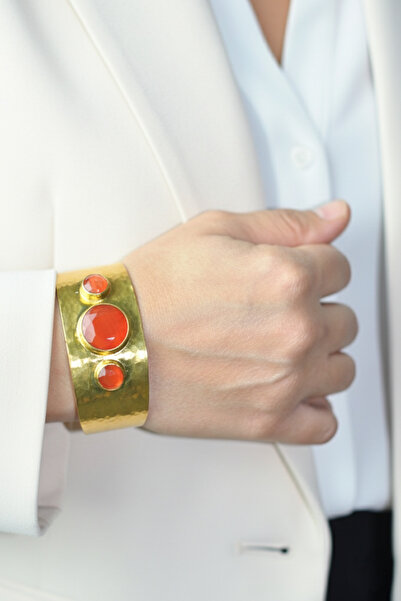 Design by Kadir Kadir Jewellery 22 Ayar Altın Kaplama El İşçiliği Zirkon Taşl...