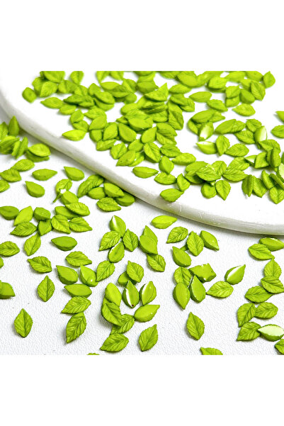choice2 A2-50PCS 50PCS Solid Color Minimalist Leaf Resin Nail Art Charms 3D L...