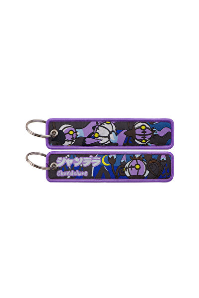 Choice21 26 Cute Anime Game Embroidery Key Fobs Cartoon Monster Key Tags Keyc...