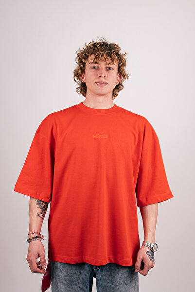 Premium Oversize Basic Kırmızı Tişört