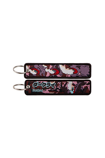 Choice24 23 Cute Anime Game Embroidery Key Fobs Cartoon Monster Key Tags Keyc...