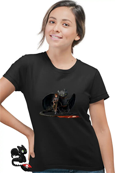 OEM Tricou Femei Hiccup Toothless How to train your dragon