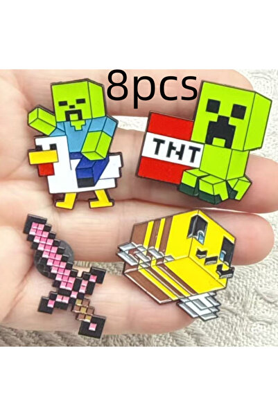Choice4 طقم دبابيس وشارات معدنية إبداعية من 8 قطع، بلون ذهبي فاتح، بتصميم سيف...