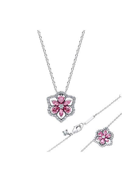 Choice31 AMN056 S925 Silver Clover Flower Heart Star Bow Emerald Floral Adjus...
