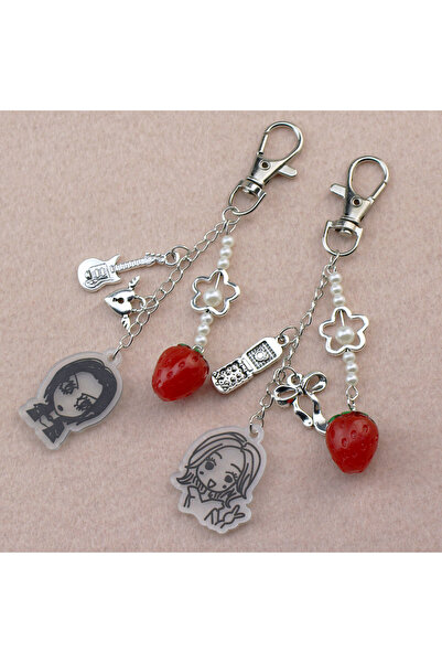 Choice K924-set Super Cute Anime NaNa Hachi Matching Phone Charm Keychain Y2K...