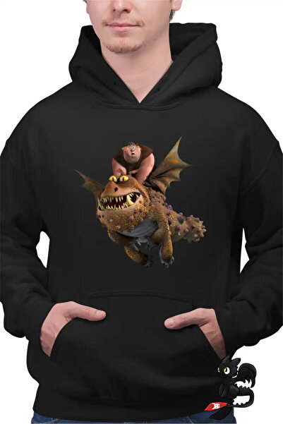 OEM Ανδρικό Φούτερ με κουκούλα Φίσλεγκς Μίτλαγκ Πώς να εκπαιδεύσετε το δράκο σας