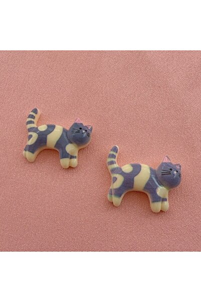 Choice1 30x24mm(5pcs) 01 DW63 5pcs Cartoon Resin Printed Cat Pendant Printing...