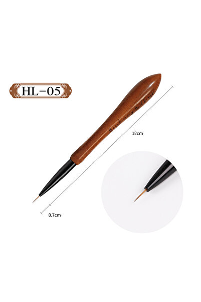 Choice1 HL05 1pcs Nails Art Brushes for Manicure UV Gel Brush Extensions Acry...