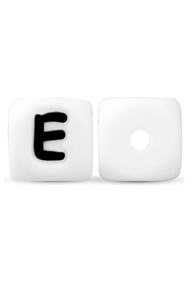 Choice5 10pcs 10mm E Sunrony 10-50pcs 10MM Silicone Square English Alphabet B...