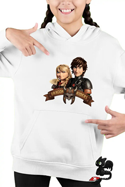 OEM Παιδικό Φούτερ Κοριτσιών Αναβάτες Δράκων Χίκαπ Άστριντ Πώς να εκπαιδεύσετ...