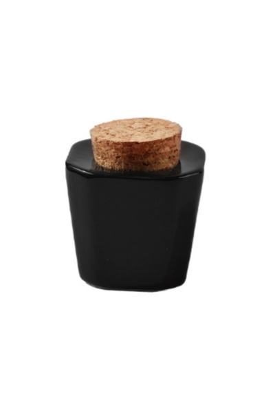 Choice1 1pcs Ceramic Nail Brush Cleaner Cup with Cork Lid Portable Acrylic Ge...