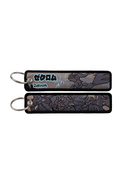 Choice19 7 Cute Anime Game Embroidery Key Fobs Cartoon Monster Key Tags Keych...