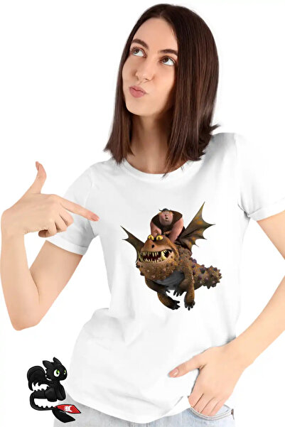 OEM Γυναικείο μπλουζάκι Fishtlegs Meatlug Πώς να εκπαιδεύσετε το δράκο σας