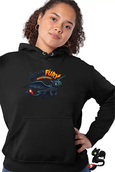 OEM Γυναικείο Φούτερ Νυχτερινή Οργή Αδόντης Πώς να εκπαιδεύσετε το δράκο σας